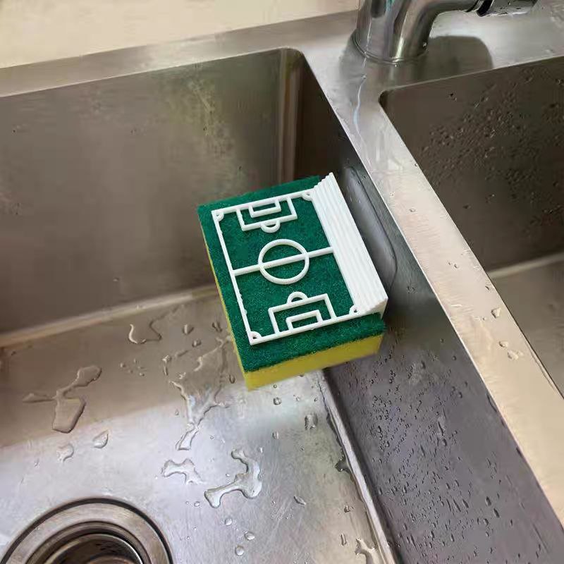 اسفنجة بحامل شكل ملعب كرة مع دبل فيس قوي