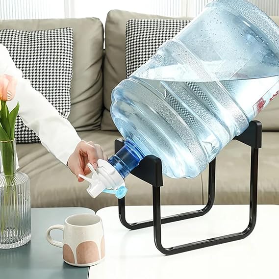حامل قارورة مياه الشرب من المعدن والبلاستيك عملي وسهل الأستخدام Secondary image