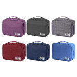 ⁦شنطة وتربروف منظمة للاسلاك والكابلات والشواحن والباوربانك بيد لسهولة الحمل⁩ - الصورة ⁦3⁩