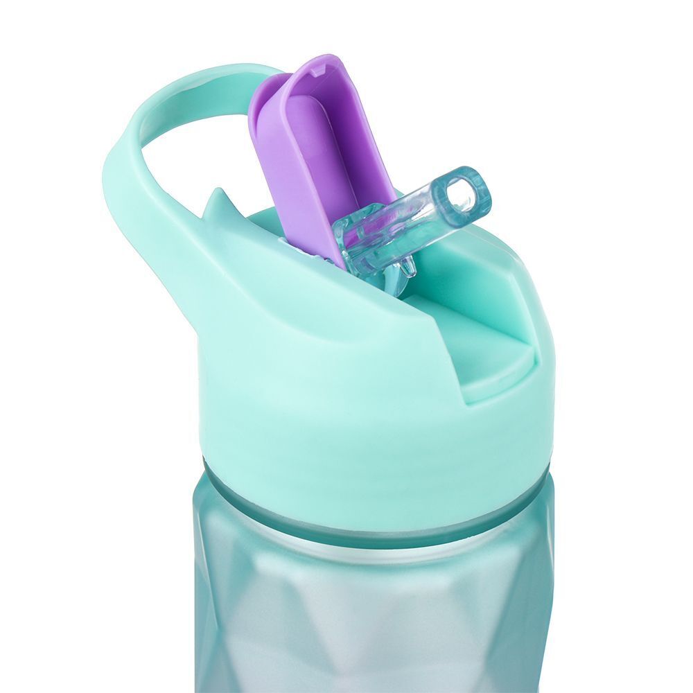 ⁦زجاجة مياه 650 ملي بشاليموه للجيم والدراسة والعمل بتدرج الوان مختلفة مبهجه⁩ - الصورة ⁦5⁩