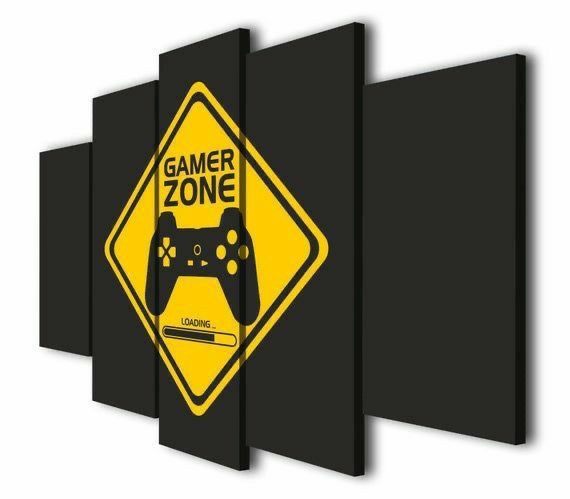 Gamer-Zone-Print-Wall-Art_All_4291_8.jpeg خشب هاند ميد لتجديد وتغير ديكور غرف الأطفال Gamer Zone لوحة - الصورة 1