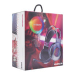 ⁦سماعة جيمنج مضيئة نقية الصوت بمكبر 50 ملم وميكروفون عازل للضوضاء⁩ - الصورة ⁦5⁩