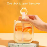 زمزمية مدرسية للاطفال 700 ملي بشاليموه لسهولة الشرب وحزام كروس لسهولة الحمل - الصورة 6