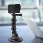 ⁦حامل موبايل سيارة يثبت بشفط الهواء علي التابلوه او الزجاج متحرك للتحكم في زاوية الرؤية للقيادة بأمان⁩ - الصورة ⁦3⁩