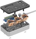 ⁦مشترك كهرباء 3 فيشة و 6 منافذ يو اس بي جهد عالي⁩ - الصورة ⁦4⁩