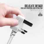 ⁦مشترك كهرباء 3 فيشة و 6 منافذ يو اس بي جهد عالي⁩ - الصورة ⁦5⁩