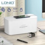 مشترك كهربائي 5 فيشة مع 3 منافذ يو اس بي ببوكس منظم للاسلاك وستاند للهواتف و الأجهزه