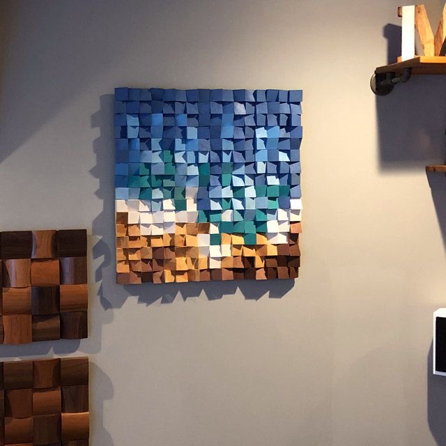 Rebel-Sky-Mosaic-3D-Wood-Wall-Art_All_5477_8.jpeg Rebel Sky لوحة موزاييك خشب هاند ميد ثري دي لديكور الشركات والمنازل - الصورة 1