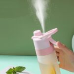 ⁦زجاجة مياه وبخاخ  2 في 1  لممارسة الرياضة ومقاومه الحر 700 ملي⁩ - الصورة ⁦7⁩