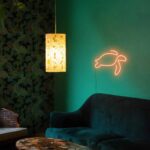 ⁦لافتة نيون ليد مضيئة علي شكل سلحفاة لتجديد وتغير ديكور غرف الأطفال⁩ - الصورة ⁦6⁩