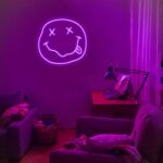 ⁦لتجديد ديكور المنزل وتزين الحفلات X Eyes Smiley Face لافتة نيون مضيئة علي شكل⁩ - الصورة ⁦4⁩