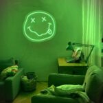 ⁦لتجديد ديكور المنزل وتزين الحفلات X Eyes Smiley Face لافتة نيون مضيئة علي شكل⁩ - الصورة ⁦5⁩