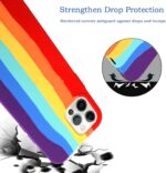 ⁦جراب ايفون 13 برو ماكس سيليكون للحفاظ علي الهاتف من الخدوش والصدمات بالوان مبهجة⁩ - الصورة ⁦2⁩