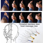 ⁦أداة تدليك ومساج الرأس اليدوية للاسترخاء⁩ - الصورة ⁦5⁩