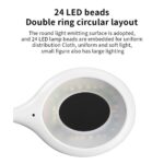 ⁦اباجورة وكشاف ليد تحكم صوتي مرن قابل للطي ب 3 درجات اضاءة وتغير اللون⁩ - الصورة ⁦8⁩