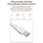 ⁦اباجورة وكشاف ليد تحكم صوتي مرن قابل للطي ب 3 درجات اضاءة وتغير اللون⁩ - الصورة ⁦10⁩