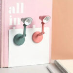 ⁦اباجورة ومصباح مكتب ميني مرن للتحكم في زاوية الضوء وقت القراءة والمذاكرة بلزق دبل فيس قوي للتثبيت علي الحائط⁩ - الصورة ⁦4⁩