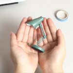 ⁦اباجورة ومصباح مكتب ميني مرن للتحكم في زاوية الضوء وقت القراءة والمذاكرة بلزق دبل فيس قوي للتثبيت علي الحائط⁩ - الصورة ⁦5⁩