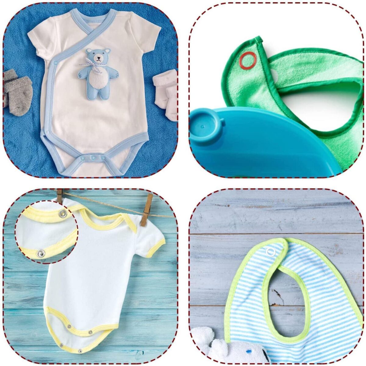 ⁦اداة تركيب الكباسين بديلة الزراير للملابس بسهولة مع مجموعة من الكباسين⁩ - الصورة ⁦7⁩