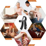 ⁦اداة تمارين لتقوية مقبض اليد قابلة للتعديل من 5 حتي 60 كجم مع عداد مثالية للاعبي كرة السلة واليد⁩ - الصورة ⁦7⁩