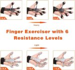 اداة تمرين اصابع اليد وتقويتها مثالية للاعبي الجيتار وكرة السلة واليد - الصورة 6