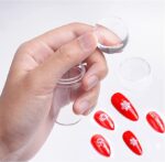 ⁦اداة لعمل ورسم المناكير الفرنش وتاتو الأظافر بسهولة في اقل وقت كالمحترفين من السيليكون⁩ - الصورة ⁦12⁩