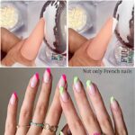 ⁦اداة لعمل ورسم المناكير الفرنش وتاتو الأظافر بسهولة في اقل وقت كالمحترفين من السيليكون⁩ - الصورة ⁦14⁩