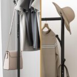 ⁦استاند دولاب شماعات وهوكات منظم للملابس والشنط والأحذية معدن غير قابل للصدأ⁩ - الصورة ⁦4⁩