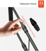 ⁦استاند منظم و حامل ميكرويف معدن برف قابل للفرد مع هوكات متين غير قابل للصدأ⁩ - الصورة ⁦6⁩