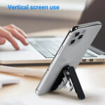 ⁦استاند موبايل ميني قابل للتعديل افقي وعمودي بلزق دبل فيس قوي⁩ - الصورة ⁦5⁩