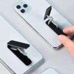 ⁦استاند موبايل ميني قابل للتعديل افقي وعمودي بلزق دبل فيس قوي⁩ - الصورة ⁦6⁩