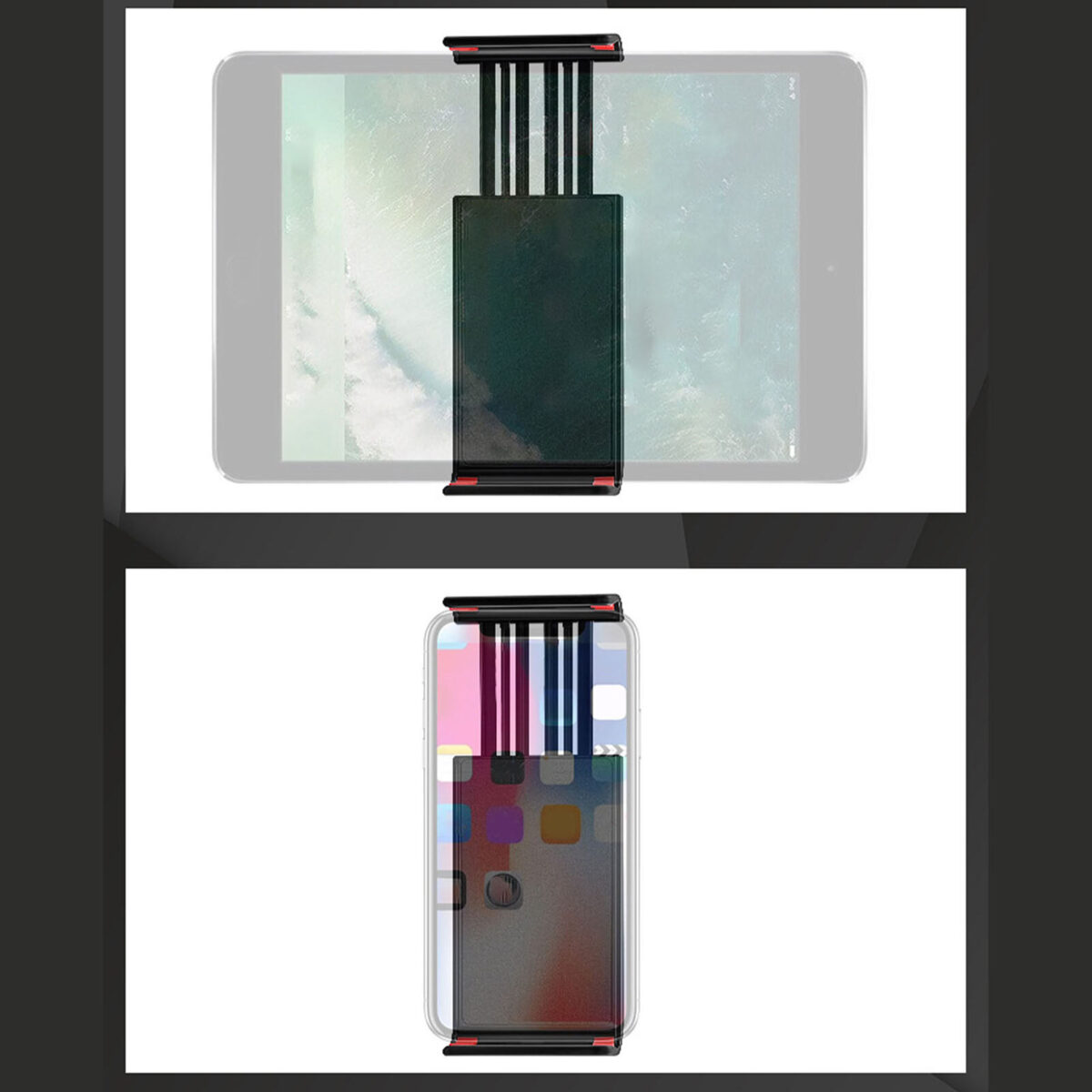 ⁦استاند وحامل ارضي للموبايل والتابلت يدور 360 درجة لتعديل الزاوية لمشاهدة الافلام والمسلسلات وعمل مكالمات فيديو بطول 1.3 متر⁩ - الصورة ⁦7⁩