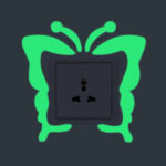 ⁦استيكر تزين الحائط لمفاتيح الكهرباء مضئ باللون الفسفوري بأشكال محتلفة⁩ - الصورة ⁦3⁩