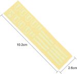 ⁦استيكر علامات فسفورية مضيئة لزرائر السيارة⁩ - الصورة ⁦4⁩