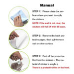 ⁦استيكر مرايا سداسي لتجديد ديكور البيت⁩ - الصورة ⁦6⁩