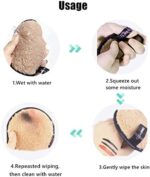 ⁦اسفنجة إزالة المكياج السحرية قطعتين قابلة للغسيل لإعادة الاستخدام⁩ - الصورة ⁦7⁩