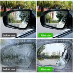⁦اسكرين مرايا السيارة ضد الماء والاتربة لاصق لرؤية اوضح اثناء السواقة⁩ - الصورة ⁦4⁩