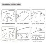 ⁦اسكرين مرايا السيارة ضد الماء والاتربة لاصق لرؤية اوضح اثناء السواقة⁩ - الصورة ⁦5⁩