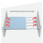 ⁦الرف العريض متعدد الإستخدام في مختلف أنحاء المنزل داخل الدولاب والدرف والمطابخ والحمامات⁩ - الصورة ⁦7⁩