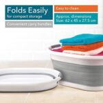 ⁦باسكت غسيل سيليكون يحمل حتي 38 لتر قابل للطي وبيد لسهولة الحمل⁩ - الصورة ⁦4⁩