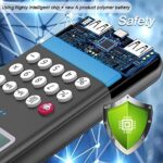 ⁦باور بانك سريع منفذين شحن واله حاسبه في جهاز واحد⁩ - الصورة ⁦4⁩