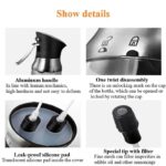 ⁦بخاخة الزيت والخل والسوائل المزدوجة عالية الجودة⁩ - الصورة ⁦8⁩