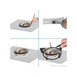 ⁦بديل فويل عيون البوتجاز قطعتين وتربروف مضاد للأشتعال للحفاظ علي نظافة البوتجاز قابل للغسيل لإعادة الأستخدام⁩ - الصورة ⁦6⁩