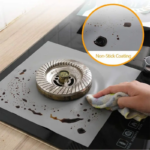 ⁦بديل فويل عيون البوتجاز قطعتين وتربروف مضاد للأشتعال للحفاظ علي نظافة البوتجاز قابل للغسيل لإعادة الأستخدام⁩ - الصورة ⁦3⁩