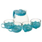 ⁦براد شاي ‏بيركس بمصفاه استانليس ستيل بغطاء ويد مع 4 استكانات ‏⁩ - الصورة ⁦8⁩