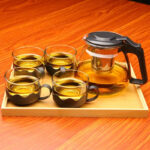 ⁦براد شاي ‏بيركس بمصفاه استانليس ستيل بغطاء ويد مع 4 استكانات ‏⁩ - الصورة ⁦10⁩