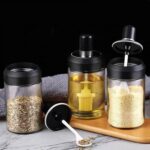 ⁦برطمان التوابل والشاي والسكر المميز بالملعقة⁩ - الصورة ⁦2⁩