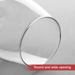 ⁦برطمان زجاج شفاف 700 ملي لحفظ البقوليات والمكسرات والكاندي بغطاء محكم الغلق مزين بقماش منقوش ورد⁩ - الصورة ⁦6⁩