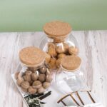 ⁦برطمان زجاجي 500 ملي حافظ للتوابل والمكسرات وقطن الميكب والاذن متعدد الاستخدام بغطاء محكم الغلق⁩ - الصورة ⁦5⁩