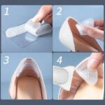 بطانة كعب سيليكون لأحذية الكعب العالي لمنع القرح وآلام الكعب بلزق دبل فيس قوي - الصورة 8